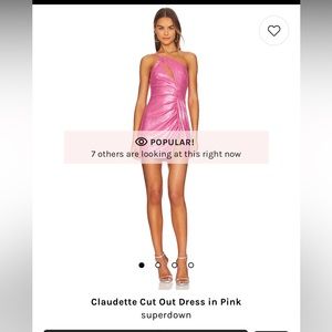 Claudette Superdown Dress in Pink